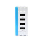 Φορτιστής Ταξιδίου Ancus Multi Charger 4 Usb 4.2A Λευκό - Μπλε - Image 4