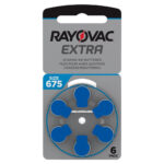 Μπαταρίες Ακουστικών Βαρηκοΐας Rayovac 675 Extra Advanced 1.45V Τεμ. 6