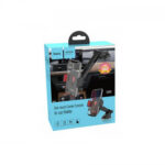 Βάση Στήριξης Αυτοκινήτου Hoco. CAD01 Easy-lock με 360 Περιστροφή Μαύρο - Κόκκινο - Image 2