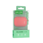 Θήκη Hoco WB20 Fenix Liquid Silicone Protective Κόκκινη για Airpods Pro με Λουράκι - Image 2