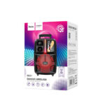 Φορητό Ηχοσύστημα Trolley Hoco BS37  Karaoke  Μαύρο 10W BT V5.0 TWS με Μικρόφωνο και Υποστήριξη FM, USB, AUX - Image 2