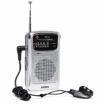 Φορητό Ραδιόφωνο N'oveen PR151  AM/FM, με Hands Free 3.5mm,με Λειτουργία  Μπαταρίας 2 x 1,5V AAA  Ασημί