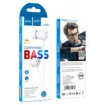 Hands Free Hoco M88 Graceful Earphones Stereo 3.5mm Λευκό 1.2μ με Μικρόφωνο και Πλήκτρο Λειτουργίας - Image 2