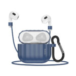 Θήκη Hoco WB22 Glory Series Silicone Protective Case Σκούρο Μπλε για AirPods 2021 (3ης γενιάς) με Κρίκο