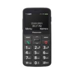 Panasonic KX-TU160EXB 2.4" με πλήκτρο SOS, Bluetooth, Μεγάλα Γράμματα Μαύρο