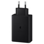 Φορτιστής Ταξιδίου Samsung T6530NBE Trio 2 x USB-C + USB PD3.0 65W 3A Μαύρος - Image 3