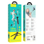 Selfie Stick K19 Soul Live Broadcast και Selfie Stick για Συσκευές 4.5"- 7" 70mAh Ύψος 1.57m Μαύρο - Image 2