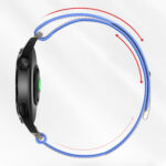 Watchband Hoco WH04 Belle Series από Nylon για Samsung Huawei Xiaomi Vivo OPPO κα 20mm Universal Μπλε-Γκρι - Image 2