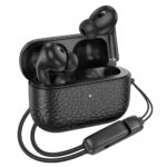 Wireless Hands Free Hoco EQ9 Duke TWS V5.3 300mAh 7 Ώρες Λειτουργίας Συμβατά με Siri Μαύρα