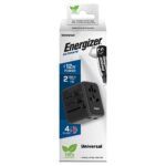 Παγκόσμιος Φορτιστής Ταξιδίου Energizer TA637A  USN/CN AU UK EU με 2 x USB-A 12W  Μαύρο - Image 2
