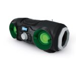 ΡαδιοCD Boombox Sencor SPT 5800 25W με Bluetooth v5.0 CD USB 3.5mm LCD Οθόνη και Λειτουργία Disco LED Μαύρο - Image 3