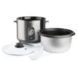 Ατμομάγειρας Ρυζιού Rice Cooker 1,8lt Stainless Steel Sencor SRM 1800SS Ασημί - Image 3