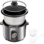 Ατμομάγειρας Ρυζιού Rice Cooker 1,5lt Stainless Steel Sencor SRM 1550SS Ασημί - Image 4