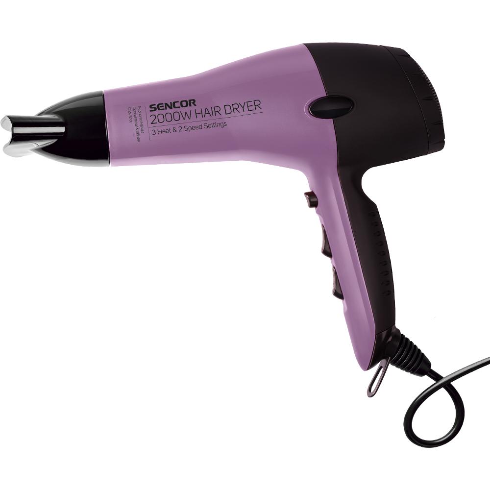 42185 Σεσουάρ Μαλλιών Sencor SHD 6700VT 2000W Ultra Light 2 Ταχυτήτων και 3 Θέρμανσης με Diffuser και Concentrator Μωβ - Image 1