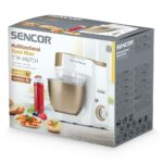 Κουζινομηχανή 8 Ταχυτήτων 6 in 1 4.5lt 1000W Sencor STM 4467CH Λευκό/Χρυσό - Image 2