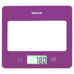Ζυγαριά Κουζίνας 5kg UltraSlim Glass Sencor SKS 5035VT Μωβ - Image 2