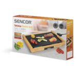 Επιτραπέζια Ηλεκτρική Ψηστιέρα 2 in 1 Premium Bamboo Sencor SBG 206BK - Image 2