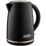 Βραστήρας με 3D Pattern Design 1,7lt 2200W Sencor SWK 7201BK Μαύρο