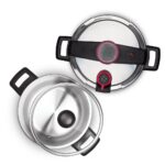 Σετ Χύτρα Ταχύτητας STEAM Set Quattro 4lt & 7lt Lamart LT1230 Ασημί/Κόκκινο - Image 2
