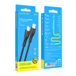 Καλώδιο Borofone BX51 Triumph USB-C σε Lightning 12W 2.4A Μαύρο 1m - Image 2