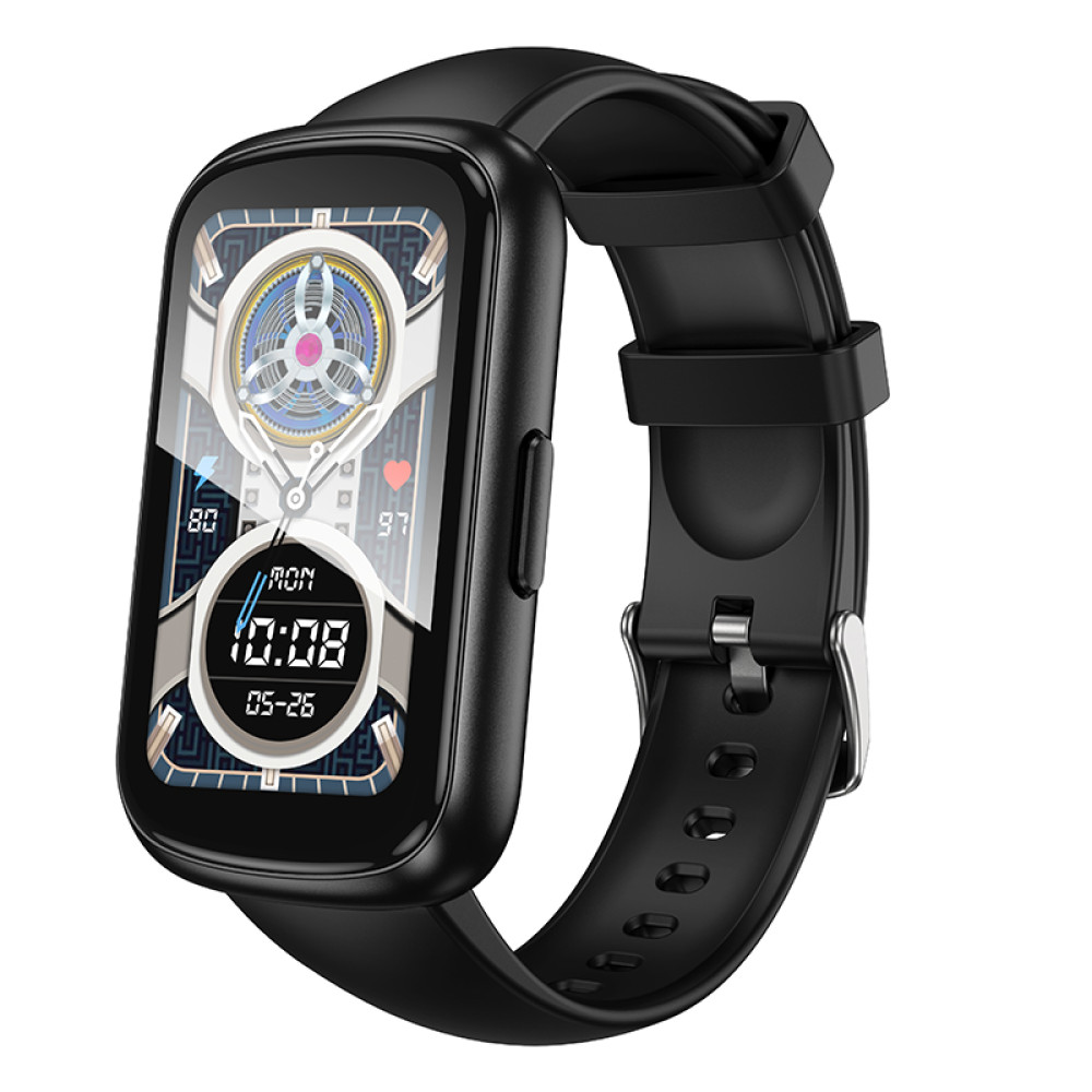 46159 Smartwatch Hoco Y25 Sports IP68 1.47" IPS Screen BT V5.3 190mAh Μαύρο - Image 1