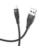 Καλώδιο Hoco. DU45 Sturdy USB-A σε Lightning 3A Μαύρο 1m