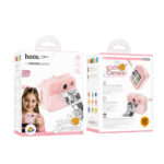 Kids Dual HD Camera Hoco DV204 με Οθόνη 2.4" 1200mAh και Δυνατότητα Εκτύπωσης Φωτογραφιών Ροζ - Image 2