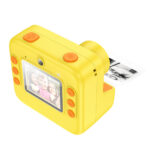 Kids Dual HD Camera Hoco DV200 με Οθόνη 2.0" 800mAh και Δυνατότητα Εκτύπωσης Φωτογραφιών Κίτρινη-Πορτοκαλί - Image 4