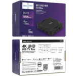 TV Box Hoco. DQ10 Navio 4K UHD 60Fps με WiFi RJ45 4GB RAM+32GB ROM v5.0 Android 12 Δεν είναι συμβατό με Cosmote TV και Netflix. - Image 2