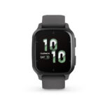 Garmin Venu Sq 2 Aluminium 40mm GPS 5 ATM Slate Aluminium Bezel με Shadow Grey Case και Silicone Band