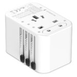 Παγκόσμιος Φορτιστής Ταξιδίου Energizer ETC200 US/AU UK EU με 1xUSB-A 18W και 2xUSB-C 20W/12W Λευκός - Image 3