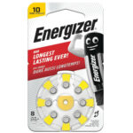 Μπαταρίες Ακουστικών Βαρηκοΐας Energizer Size 10 1.45V Τεμ. 8