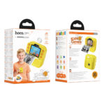 Kids Dual HD Camera Hoco DV211 με Οθόνη 2.0" 1300mAh με 2GB Κάρτα Μνήμης  και Δυνατότητα Εκτύπωσης Φωτογραφιών Κίτρινη-Πορτοκαλί - Image 2