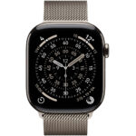 Apple Watch Series 11 5G (2025) Aluminum 46mm GPS eSIM NFC IP6X Aluminum Case Natural με Natural Milanese Loop - Image 2