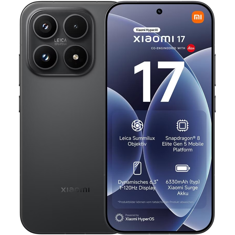 51073 Xiaomi 17 5G Dual Sim 6.3" 12GB/512GB NFC IP68 Black - Image 1