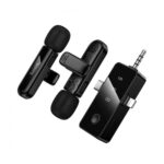 Σετ Μικρόφωνα Πέτου Ασύρματα Hoco L20C Fair Lavalier USB-C AUX Lightning 2.4Ghz Εμβέλεια 15m Digital Noise Cancellation ENC 7h Λειτουργίας - Image 3