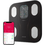 Ζυγαριά Μπάνιου Smart Fitness με Bluetooth για iOS και Android Sencor SBS 9002BK