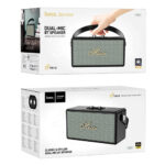 Φορητό Ηχείο Hoco. DS61 Rhyme Retro Leather 14W BT V5.3 SD CARD AUX USB και FM Ραδιόφωνο 2400mAh Black - Image 2