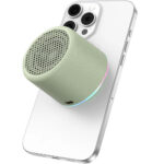 Φορητό Ηχείο Wireless Hoco HC49 Shine Mini Μαγνητικό TWS Hi-Fi Audio v6.0 700mAh 8W εως 4 Ώρες Αναπαραγωγής και Πολύχρωμο Φωτισμό Πράσινο