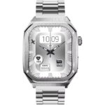 Smartwatch Maxcom FW65 Iron S 1.95” Amoled IP68 400mAh με Έξτρα Λουράκι Ασημί - Image 3