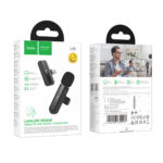 Μικρόφωνο Πέτου Ασύρματο Hoco L20 Fair Lavalier USB-C HD Πλήρως Κατευθυντικό Μικρόφωνο 2.4GHz 60mAh 4h Λειτουργίας 15m Ακτίνα Χρήσης Μαύρο - Image 2
