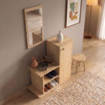 Έπιπλο εισόδου Cute Megapap χρώμα φυσικό οξιάς 90x35x95εκ. - Image 2