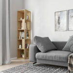 Βιβλιοθήκη γωνιακή Piano Megapap χρώμα sapphire oak 31,4x31,4x158,9εκ. - Image 2