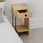 Κομοδίνο Sirius Megapap δεξί χρώμα sapphire oak 32x30x61εκ. - Image 3