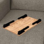 Τραπεζάκι laptop Sidon Megapap χρώμα pine oak 60x35,5x23,5εκ. - Image 2