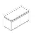 Παπουτσοθήκη Twain Megapap 8 ζευγών χρώμα λευκό 80x35x42εκ. - Image 4