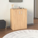 Παπουτσοθήκη - Ντουλάπι Manolo Megapap χρώμα sapphire oak 60x38x81,4εκ. - Image 2