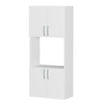 Ντουλάπα κουζίνας Armado Megapap χρώμα λευκό 60x32x140εκ. - Image 3
