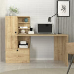 Γραφείο εργασίας Domingo Megapap χρώμα sapphire oak 149,5x60x120εκ. - Image 3