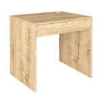 Γραφείο εργασίας Mida Megapap χρώμα sapphire oak 72x60x73,8εκ. - Image 5